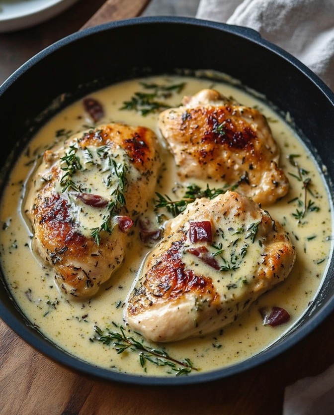 Creamy Tarragon Chicken: Savory & Easy Recipe 2 Creamy Tarragon Chicken