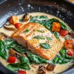 Easy Florentine Salmon