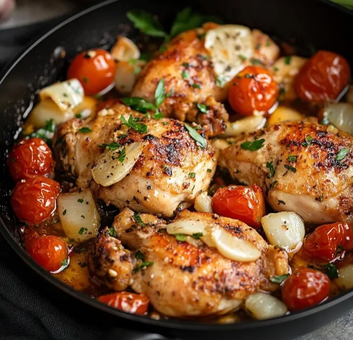 Garlic Tomato Chicken: Savory & Easy Recipe for Dinner Tonight 2 Garlic Tomato Chicken