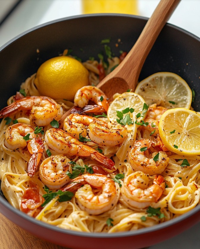 Lemon Shrimp Pasta: Savory & Effortless Recipe 2 Lemon Shrimp Pasta