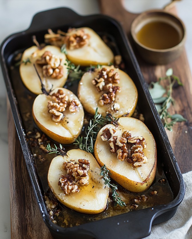 Maple Roasted Pears: Effortless & Irresistibly Delicious Recipe 2 Maple Roasted Pears