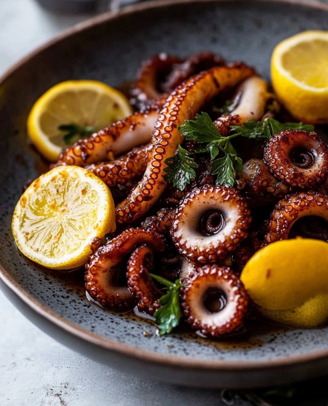 Marinated Crunchy Octopus