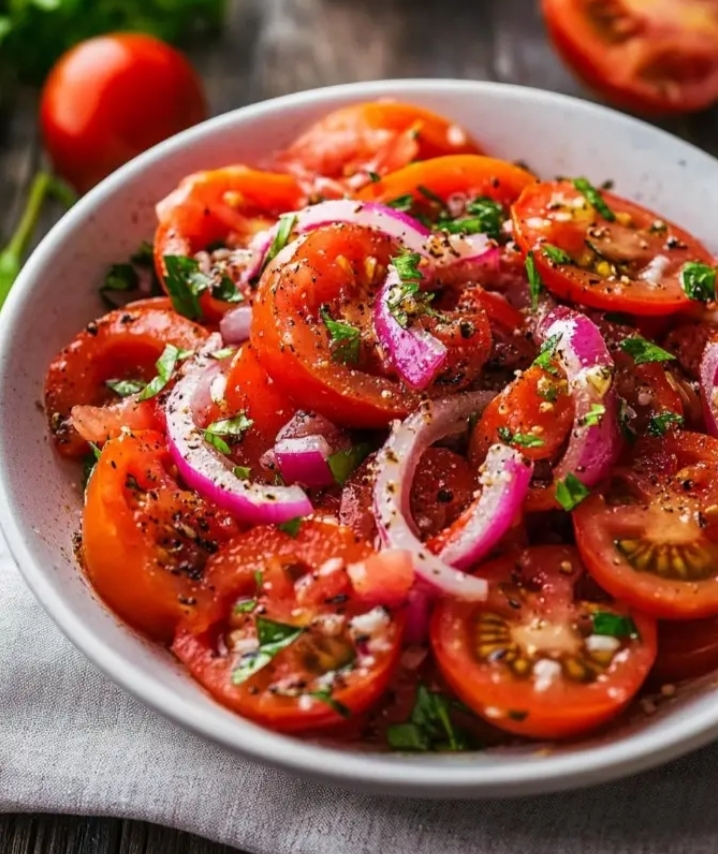 Marinated Tomato Salad: The Best Summer Side Dish 2 Marinated Tomato Salad