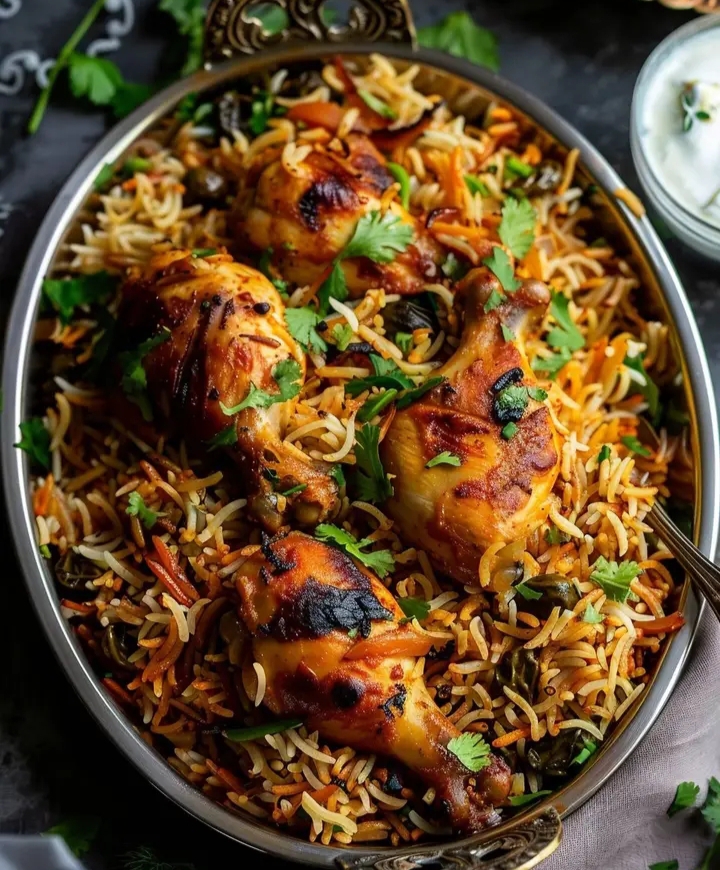 Oven-Baked Chicken Biryani: Effortless & Authentic Recipe 2 Oven-Baked Chicken Biryani