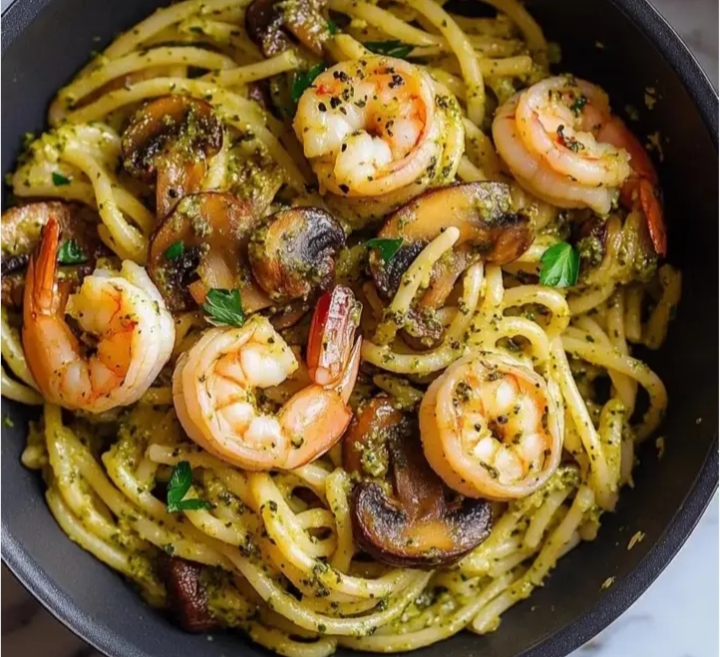 Pesto Shrimp Pasta: The Ultimate Quick & Savory Recipe 2 Pesto Shrimp Pasta