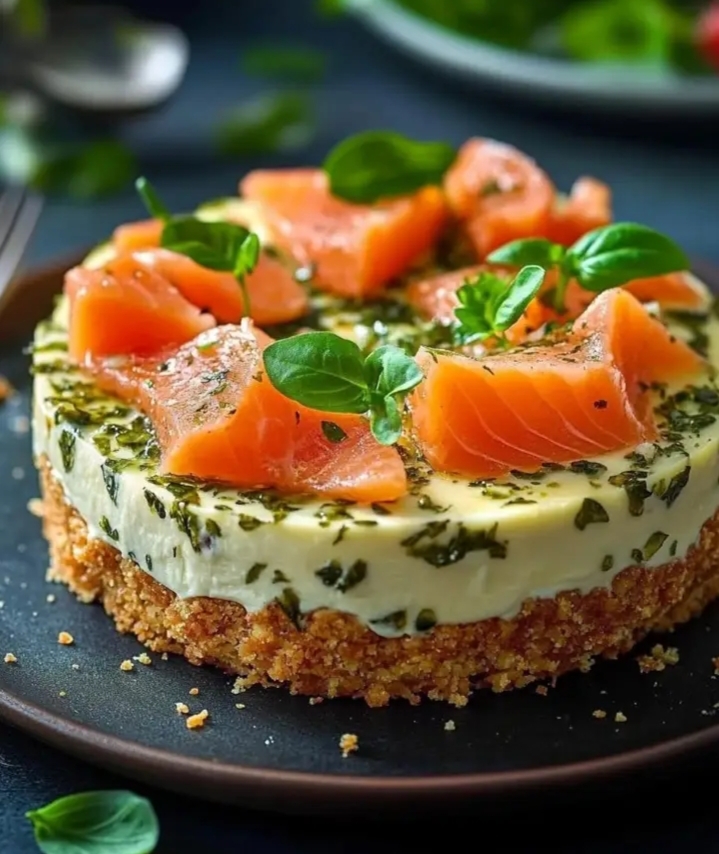 Savory Avocado Salmon Cheesecake: Effortlessly Elegant & Delicious 2 Savory Avocado Salmon Cheesecake