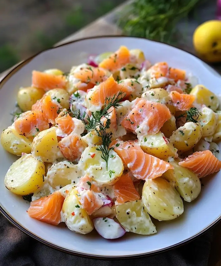 Scandinavian Salmon Salad: The Best Easy Recipe for a Healthy Meal 2 Scandinavian Salmon Salad