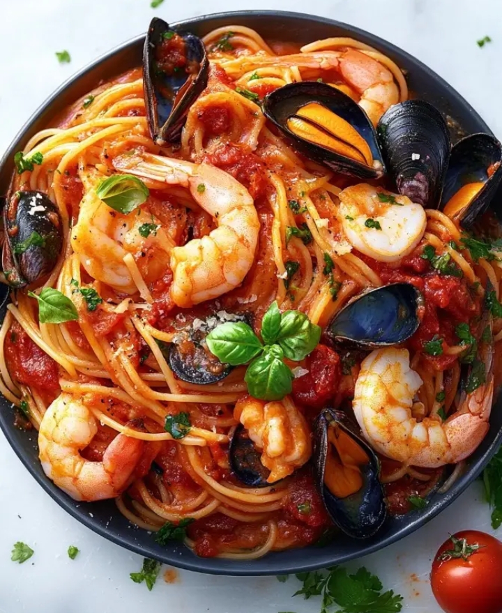 Seafood Spaghetti Delight: Savory & Authentic Recipe 2 Seafood Spaghetti Delight