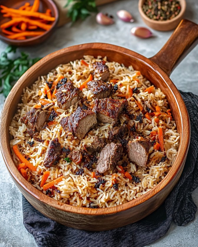 Spiced Lamb Pilaf