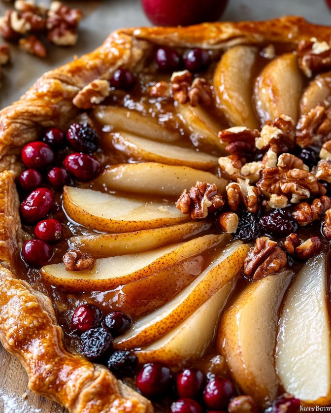 Spiced Pear Galette: Effortless Recipe for a Savory Dessert Delight 2 Spiced Pear Galette