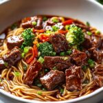 Sticky Beef Noodles