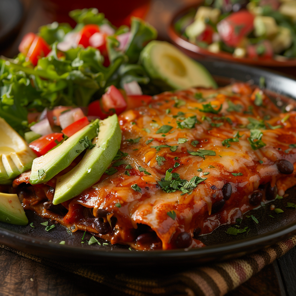 Sweet Potato & Black Bean Enchiladas (Healthy) - Irresistibly Delicious! 3 Sweet Potato & Black Bean Enchiladas (Healthy)