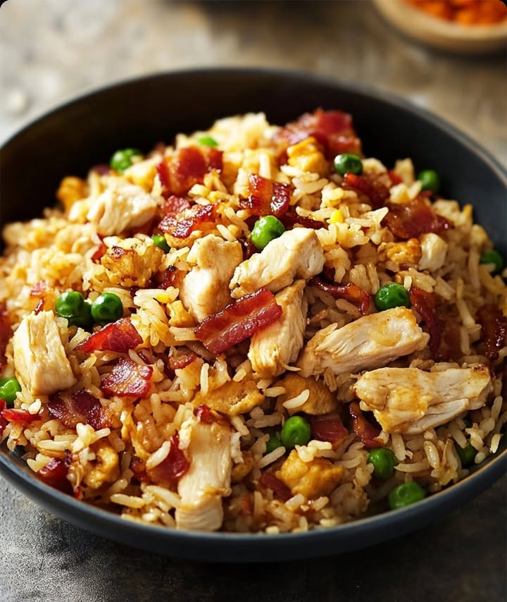 Bacon Chicken Fried Rice: The Ultimate Savory Delight 2 Bacon Chicken Fried Rice
