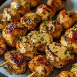 Bang Bang Chicken Skewers