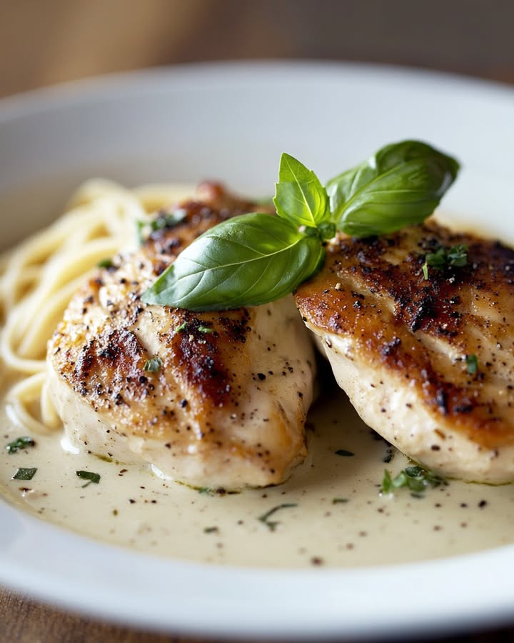 Basil Cream Chicken: Savoureux & Facile Recipe 2 Basil Cream Chicken