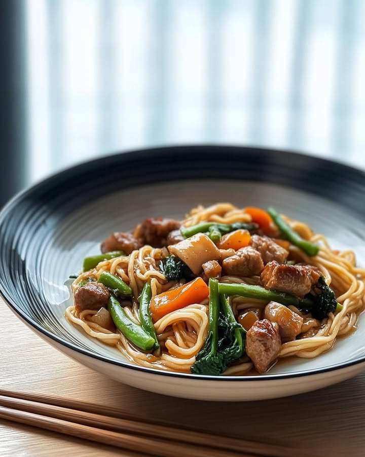 Beef Vegetable Noodles