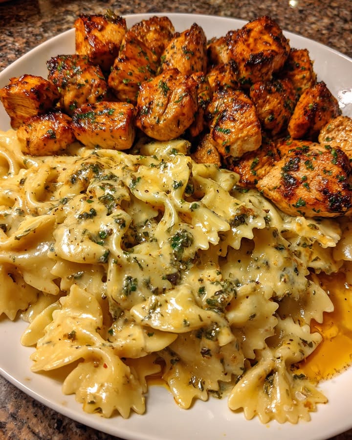 Creamy Garlic Chicken Pasta: Best Savory Comfort Food 2 Creamy Garlic Chicken Pasta
