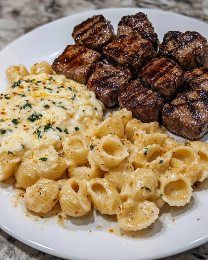 Creamy Garlic Steak Bites: Savory & Juicy Recipe 2 Creamy Garlic Steak Bites