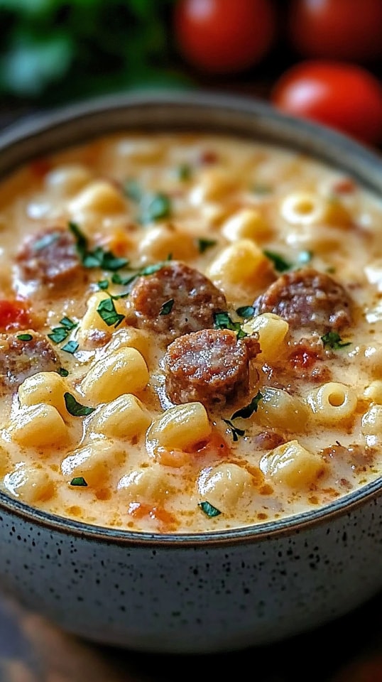Creamy Sausage Ditalini Soup: Best Hearty Comfort Food 2 Creamy Sausage Ditalini Soup