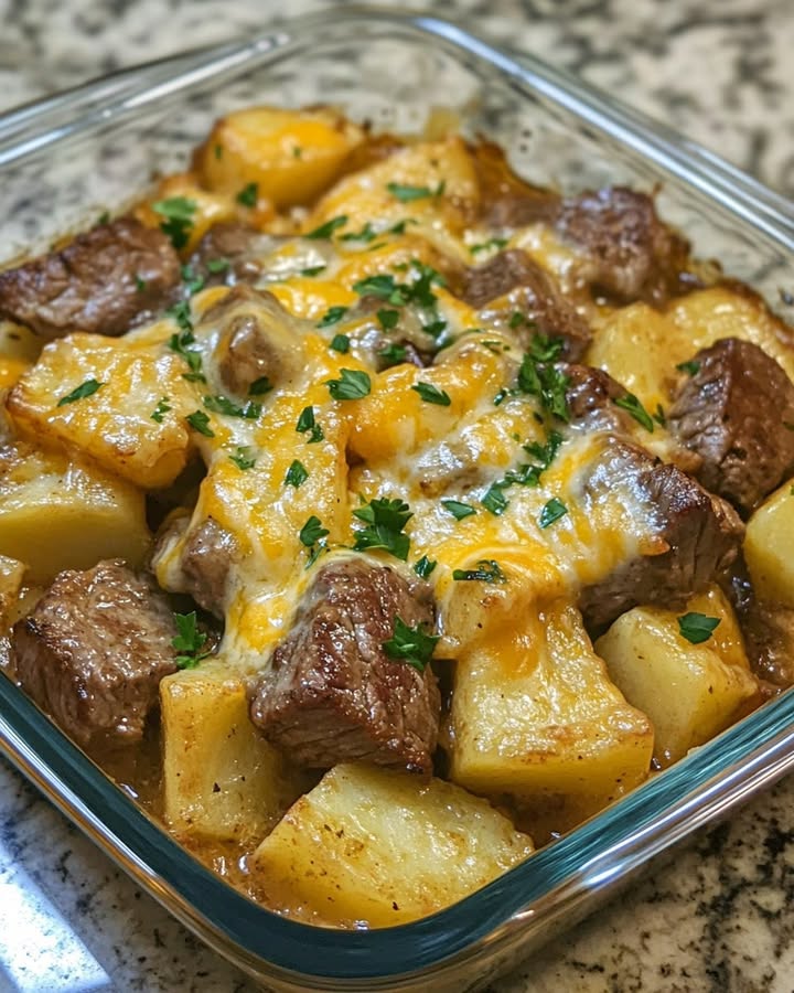 Crockpot Steak Potato Bake: Effortless & Delicious Family Dinner 2 Crockpot Steak Potato Bake