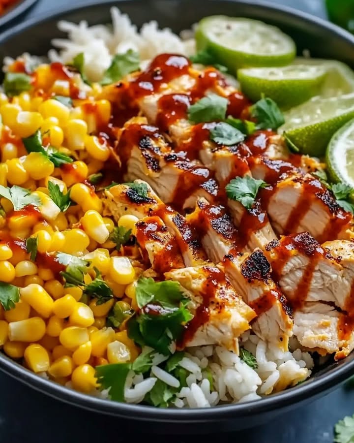 Grilled Corn Chicken Bowl: The Ultimate Savory Delight 2 Grilled Corn Chicken Bowl