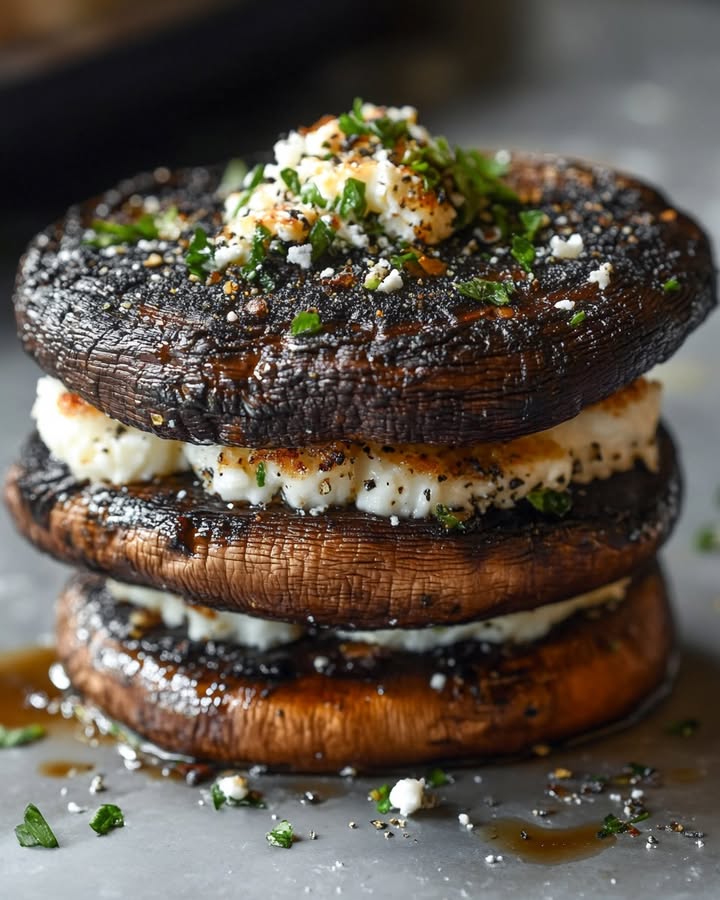 Grilled Mushroom Stack: The Savory Delight You Must Try 2 Grilled Mushroom Stack