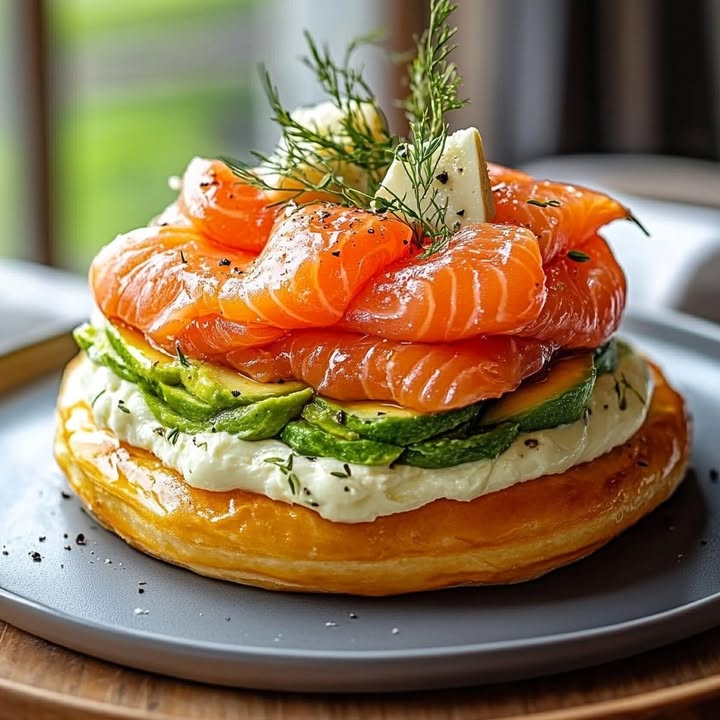 Savory Salmon Paris-Brest: A Delightfully Savory Twist 2 Savory Salmon Paris-Brest