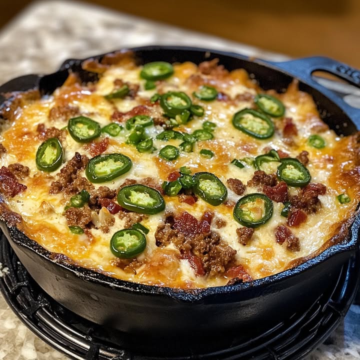 Beef Jalapeño Dip Bake: Savory & Spicy Delight 2 Beef Jalapeño Dip Bake