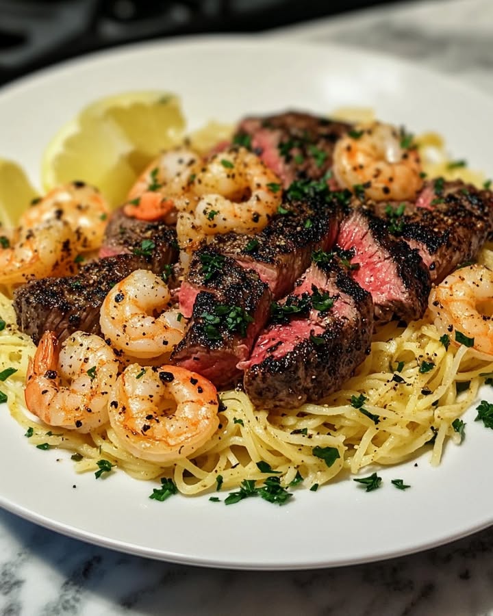 Blackened Steak Scampi: The Best Savory Delight 2 Blackened Steak Scampi