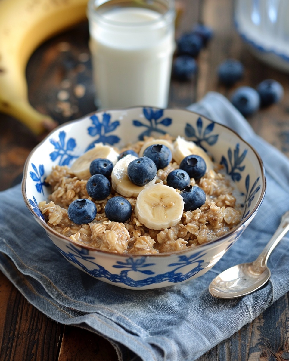 Delicious Blueberry Banana Oatmeal Bowl: A Nutritious and Tasty Breakfast 8 Blueberry Banana Oatmeal Bowl