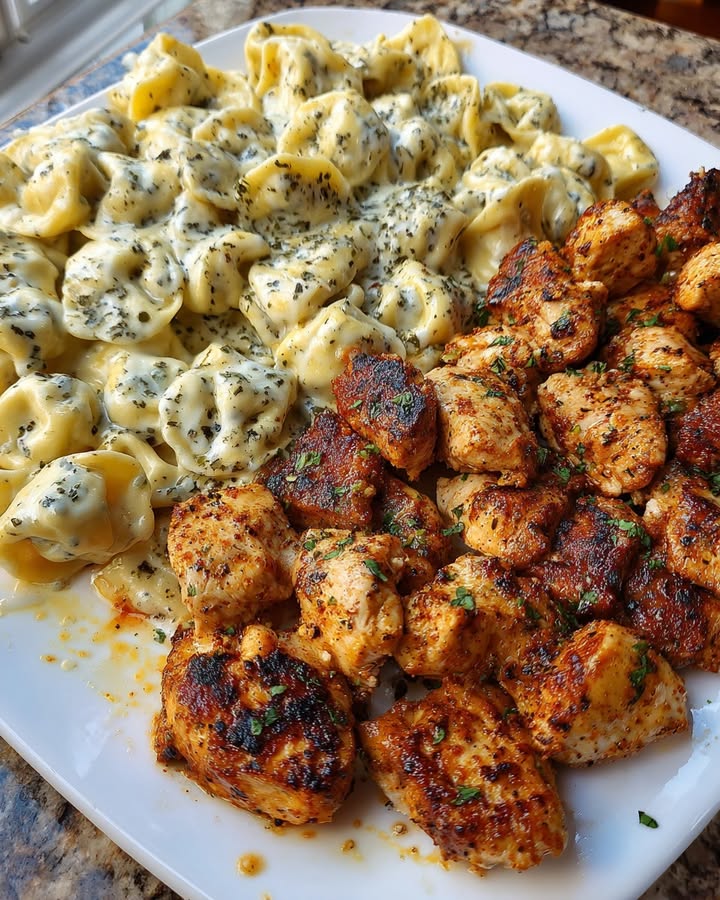 Cajun Garlic Tortellini