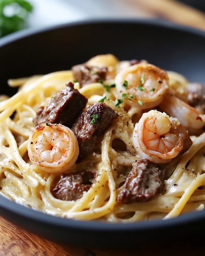 Cajun Steak Alfredo