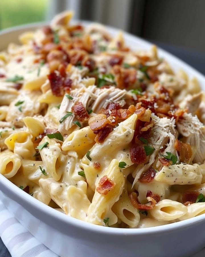 Cheddar Bacon Alfredo: Best Creamy Pasta Delight 2 Cheddar Bacon Alfredo