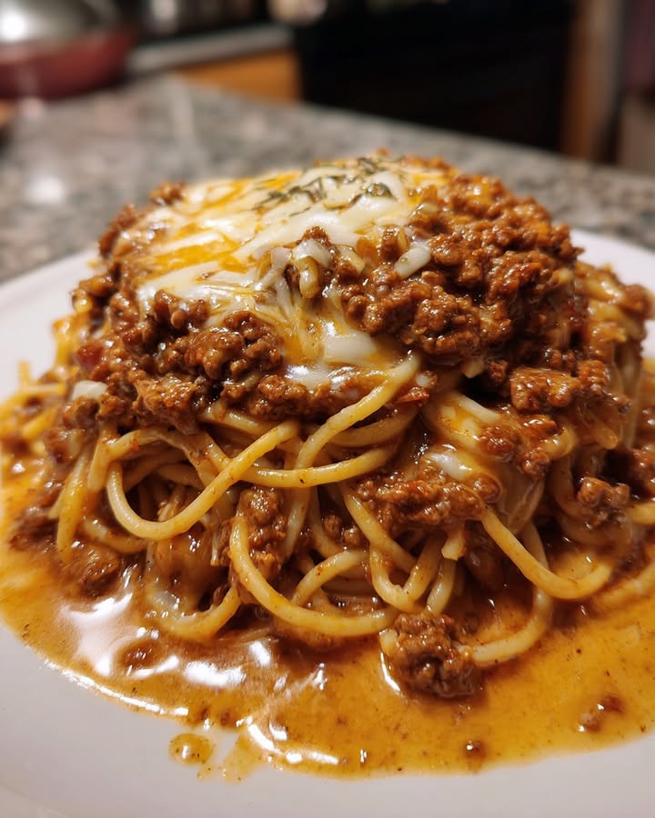 Cheesy Beef Spaghetti: The Best Comfort Food Recipe 2 Cheesy Beef Spaghetti