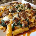 Cheesy Sausage Rigatoni
