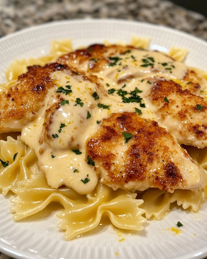 Creamy Garlic Bowties: The Best Savory Pasta Delight 2 Creamy Garlic Bowties
