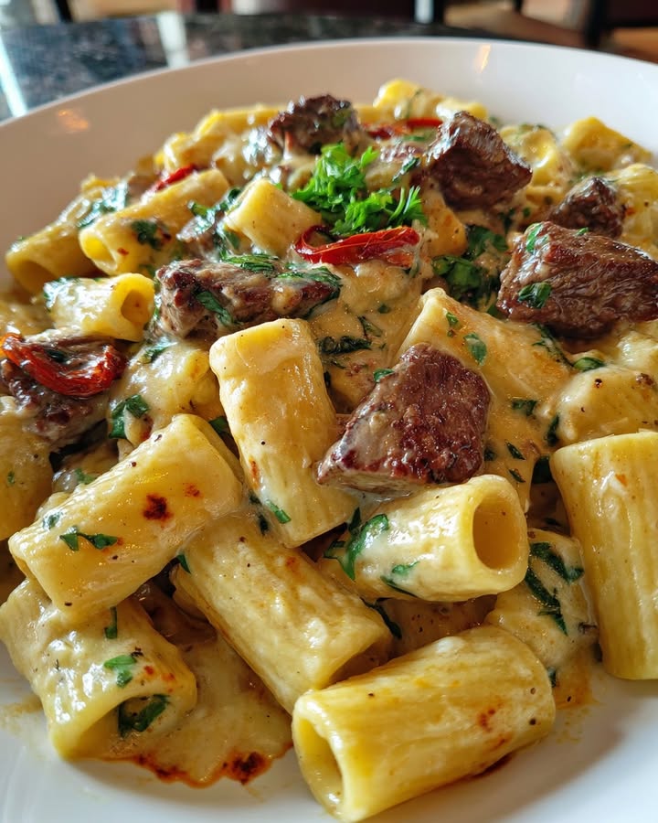 Creamy Garlic Rigatoni: The Best Savory Pasta Delight 2 Creamy Garlic Rigatoni