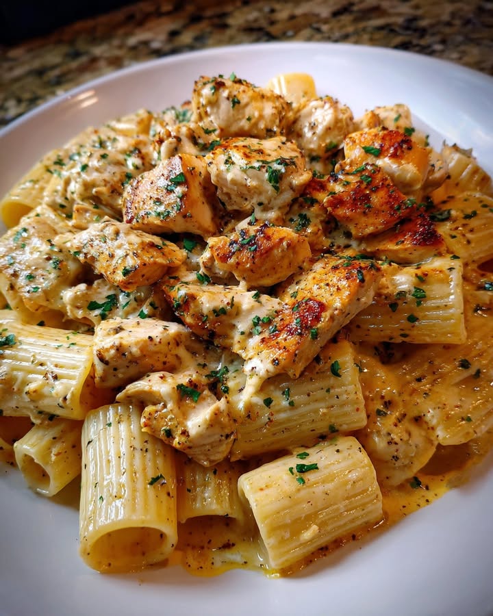 Creamy Garlic Rigatoni