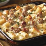 Creamy Garlic Sausage