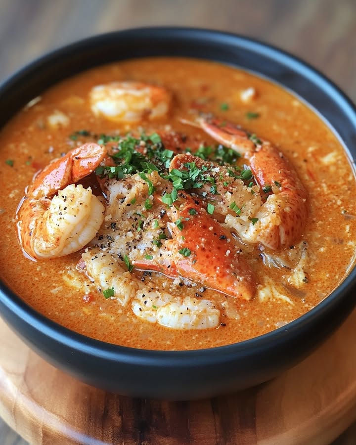 Decadent Seafood Bisque: The Ultimate Creamy Delight 2 Decadent Seafood Bisque