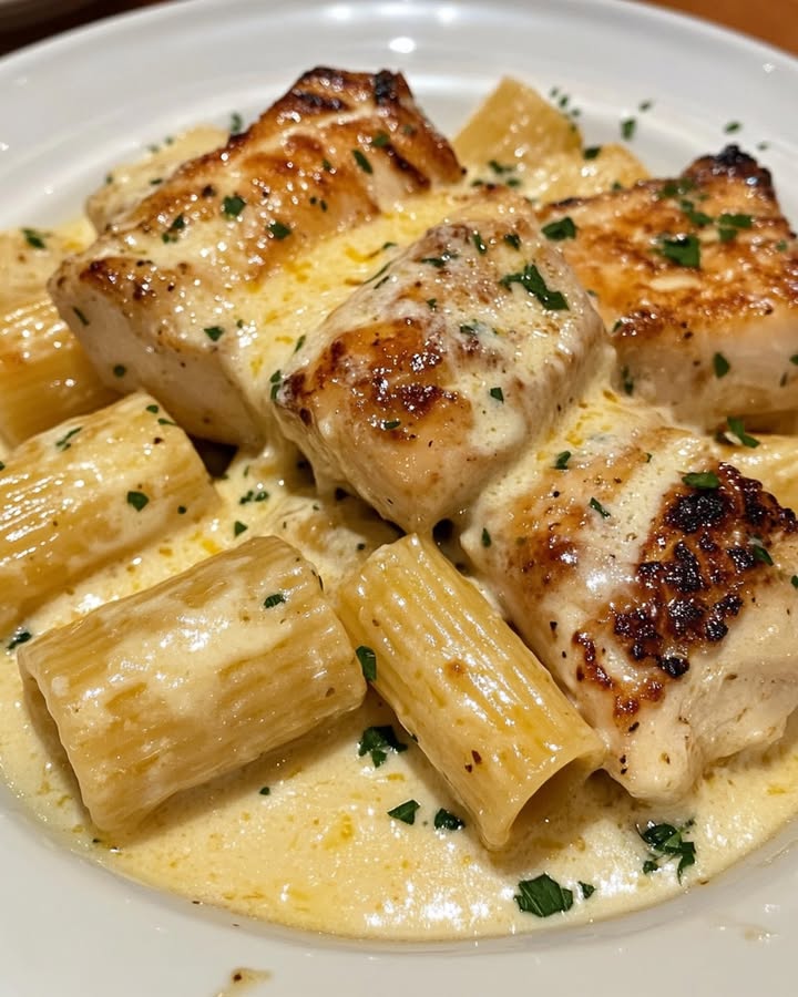 Garlic Butter Chicken Rigatoni: Best Creamy Pasta Delight 2 Garlic Butter Chicken Rigatoni