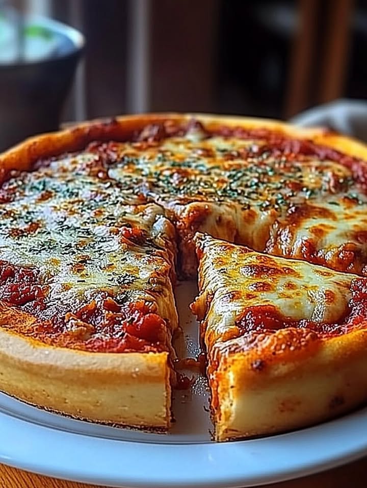 Homemade Chicago Deep-Dish