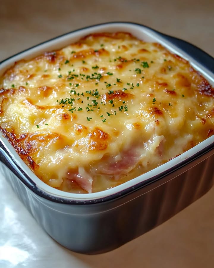 Leek Ham Gratin