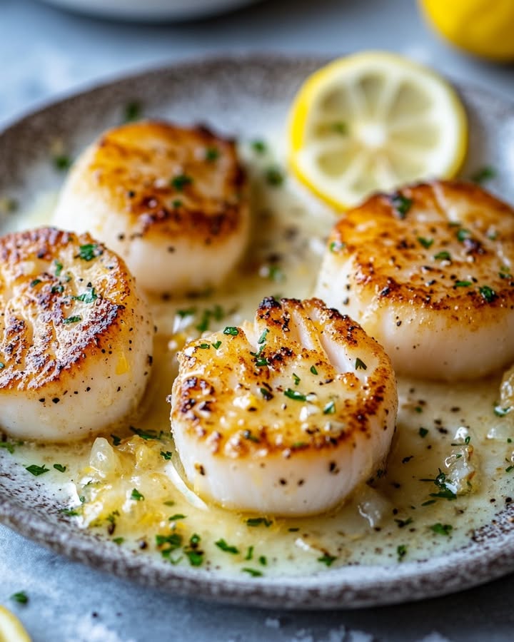 Lemon Butter Scallops