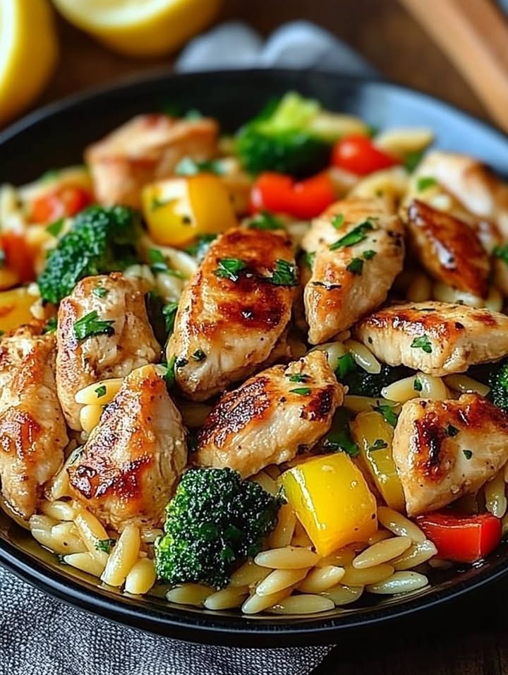 Lemon Chicken Orzo