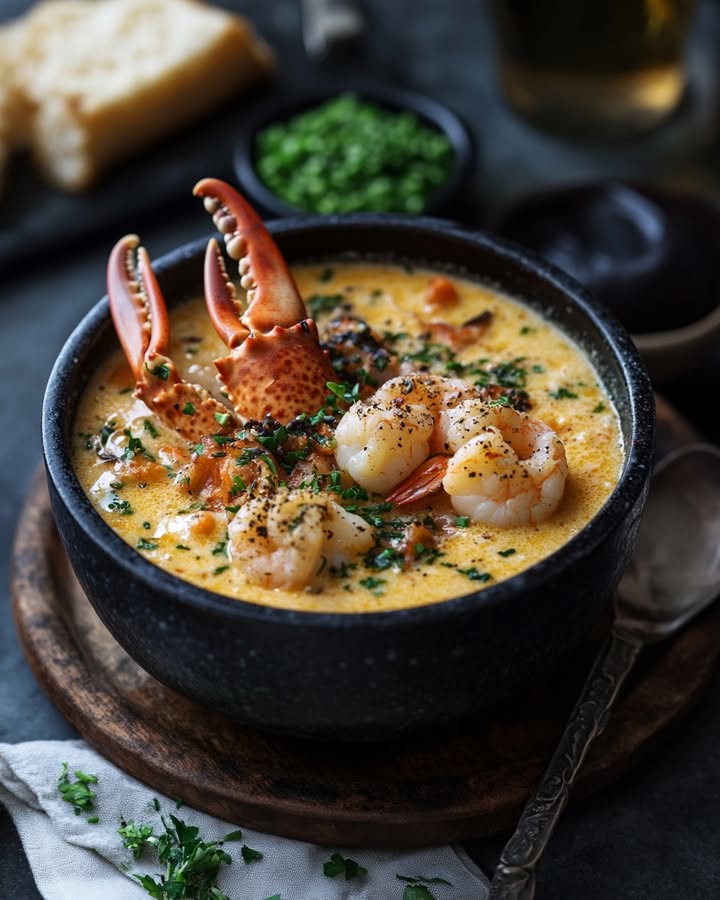 Luxury Seafood Bisque: Discover the Creamy, Savory Delight 2 Luxury Seafood Bisque
