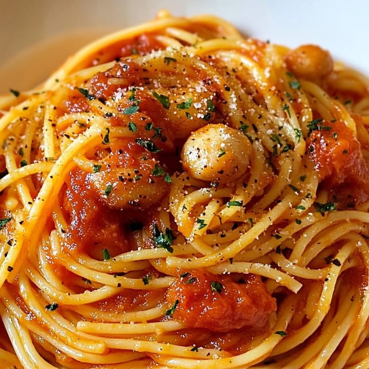 Mediterranean Spaghetti Delight