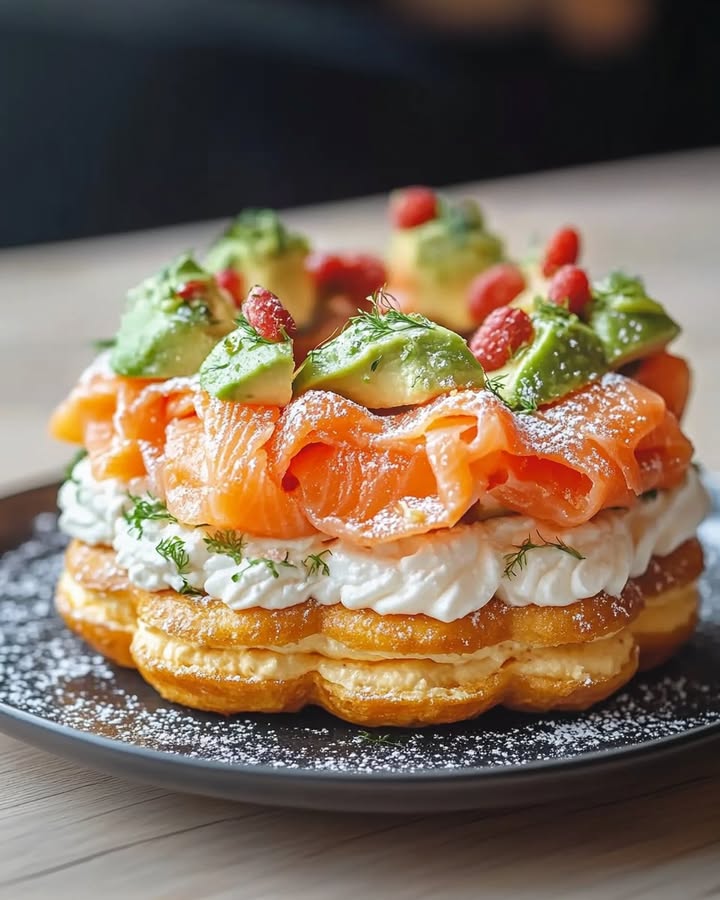 Savory Salmon Paris-Brest