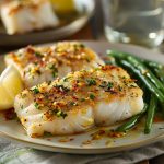 Baked Cod with Green Beans