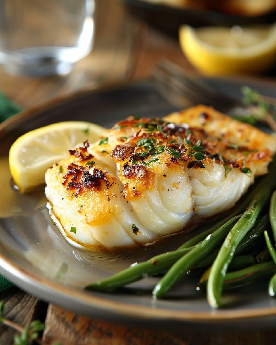 Delicious Baked Cod With Green Beans: A Simple And Healthy Recipe
